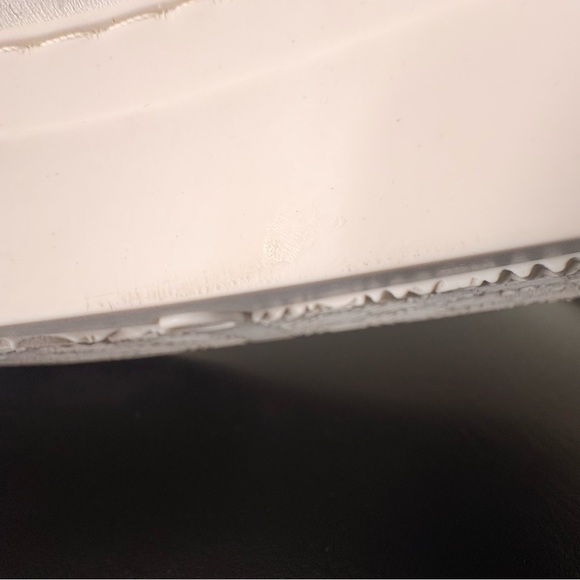 PAIGE White and Rose Gold Leather Platform Sneakers size 11 (run small) - Picture 13 of 16